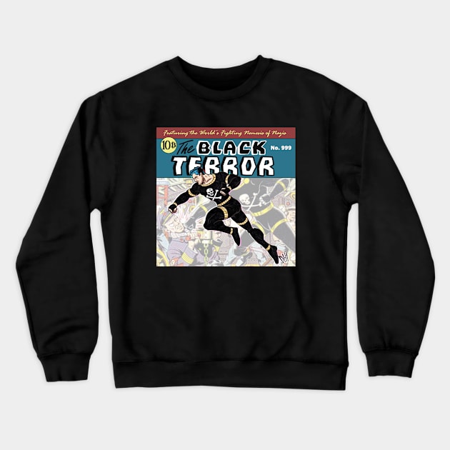 The Black Terror Crewneck Sweatshirt by Doc Multiverse Designs